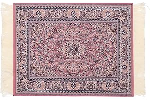 PATIKIL Rug Mouse Pad, 10.6x7.1 Persian Style Carpet Mouse Pad Boho Non-Slip Rubber Desk Mat for Office Home Laptop Computer 