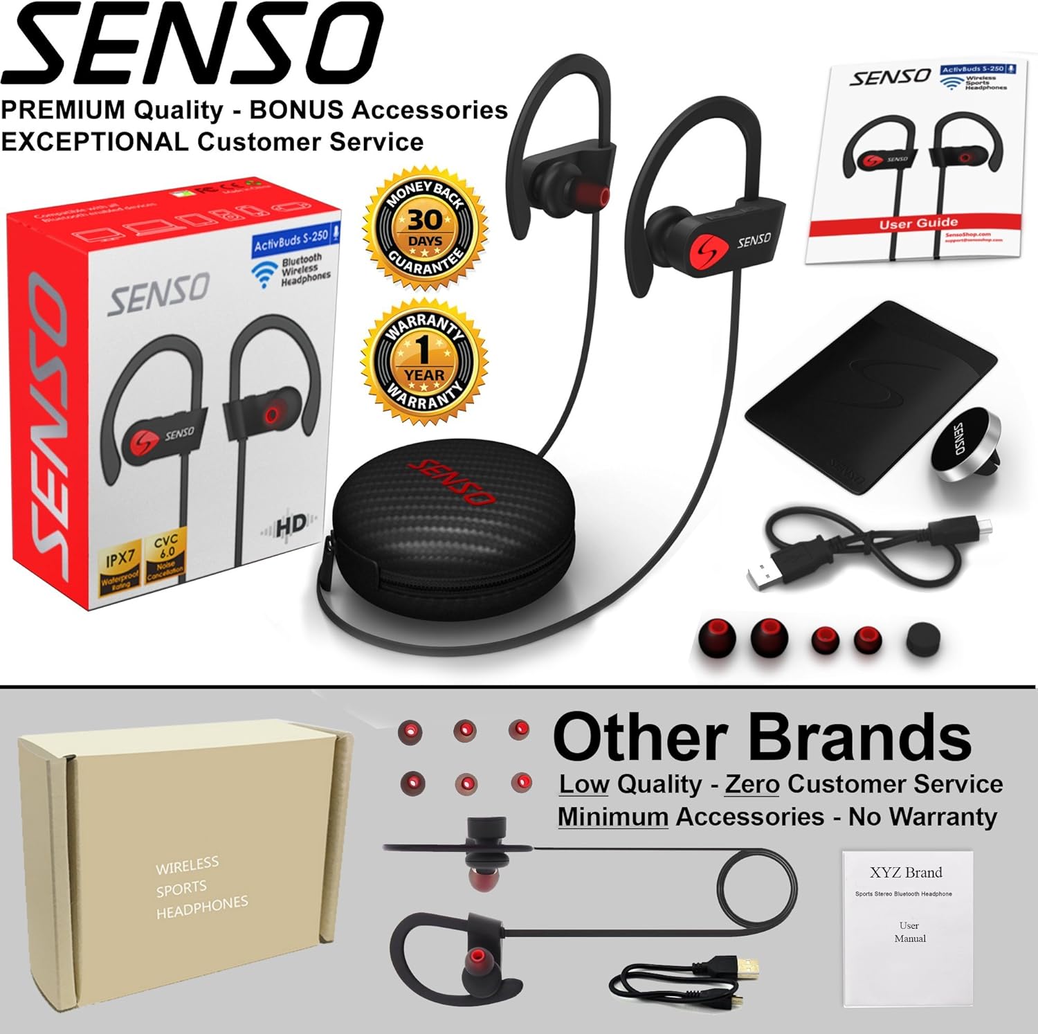 SENSO Bluetooth Headphones