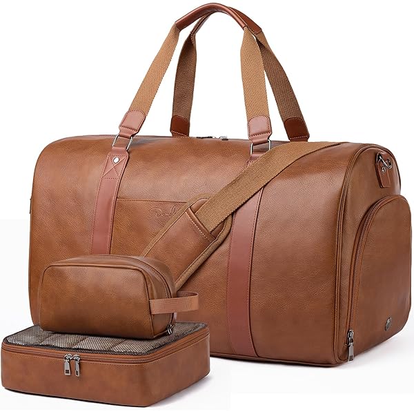 Amazon.com | David King & Co. Extra Large Multi Pocket Duffel, Tan