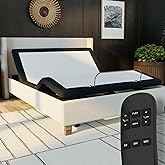Blissful Nights King e3 Adjustable Bed Base Frame with Head and Foot Incline, Wireless Remote Control, Easy Assembly, and 10 Year Warranty