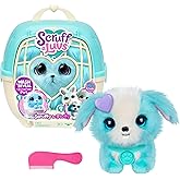 ScruffaLuvs Blue Surprise Pet, Mystery Plush Toy, Wash to Reveal | Wash to reveal 1 of 3 rescue pets, includes deluxe carrier