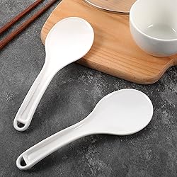 2 Pcs Plastic Rice Paddle, Non-stick Rice Spoon