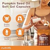 Nutrivo Pumpkin Seed Oil Capsules 3000mg | 120 Soft Gels | UK Made view 5