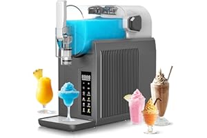 Kourice Slushie Machine No Ice Needed Slushy Machine 92oz Capacity Margarita Machine with 6 Preset Programs LED Display Self-Clean Frozen Drink Maker for Slush Margaritas Smoothie Frappés Milk Shakes