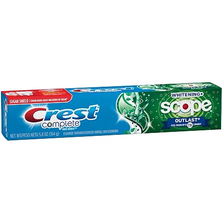 Crest Plus scope outlast toothpaste 5.8oz (037000228790)