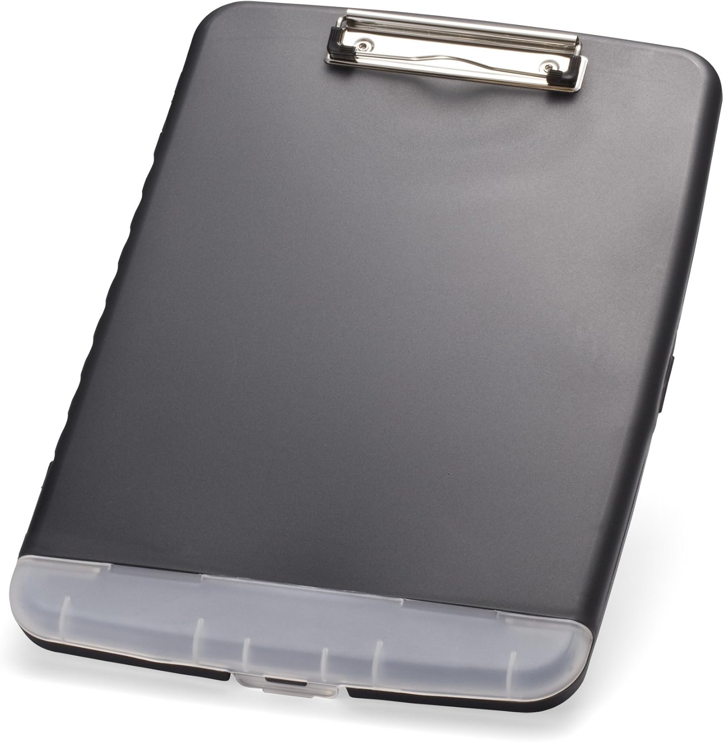Officemate Slim Clipboard Storage Box, Charcoal (83303) : Office Products
