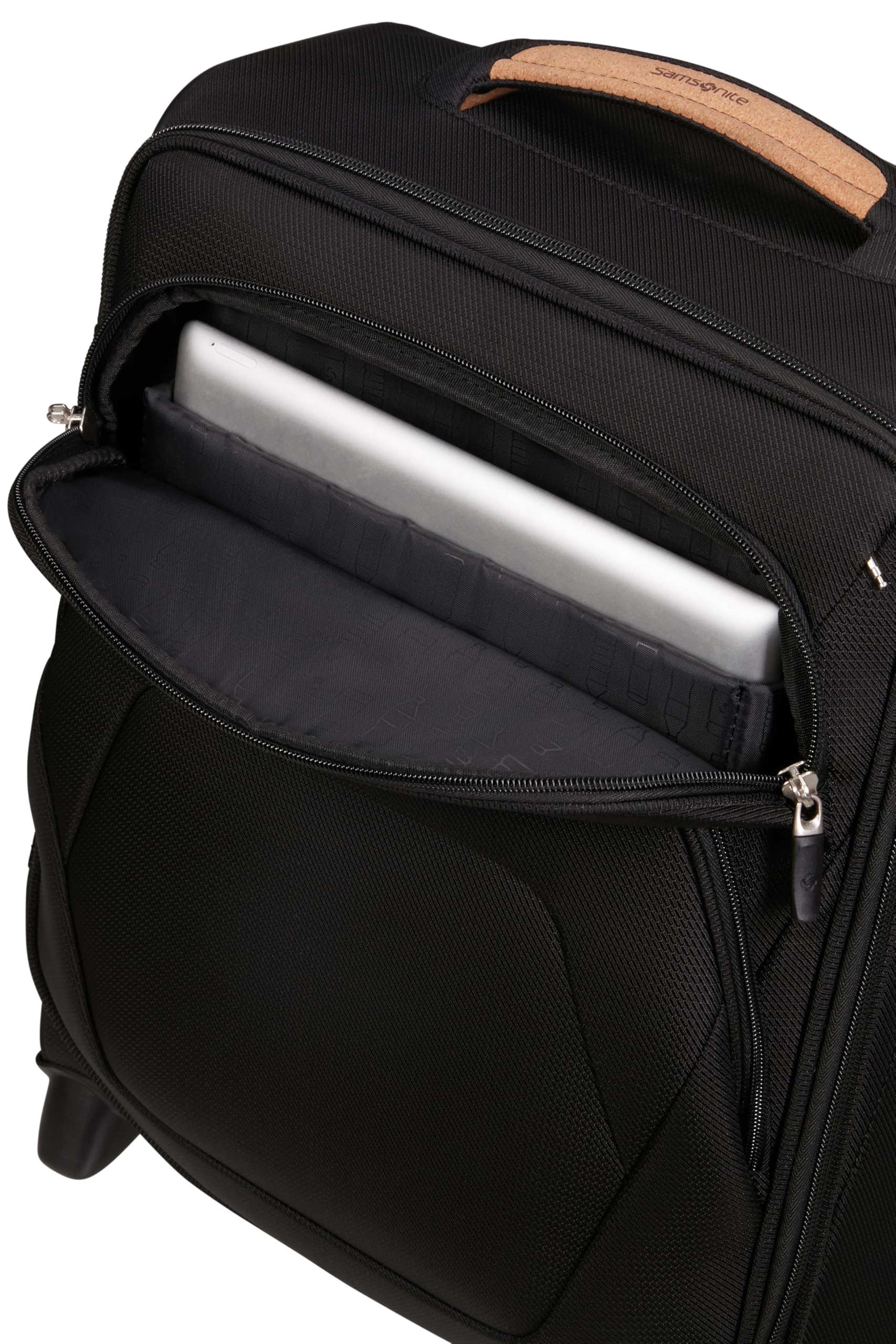 Samsonite Spark SNG ECO - EasyJet Handgepäck, Upright XS, 36 x 45 x 20 cm, 29 L, 2 kg, Flugzeug Kabinentrolley Unterseater - Schwarz (Eco Black) 5