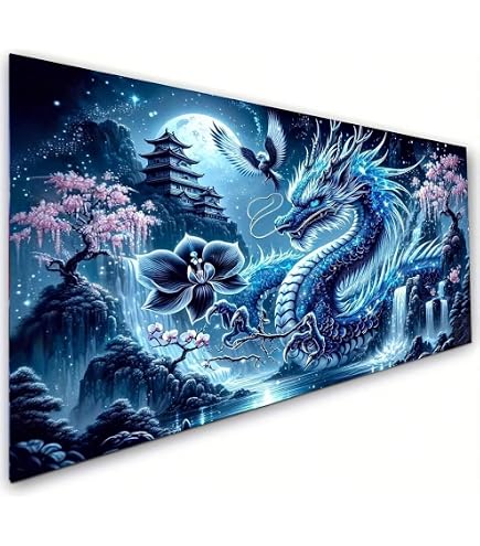 thumbnail image 2 of Bearded Dragon Diamond Painting Kit - 5D Full Drill DIY Art 12x16 Inch For Adults 2 of 14