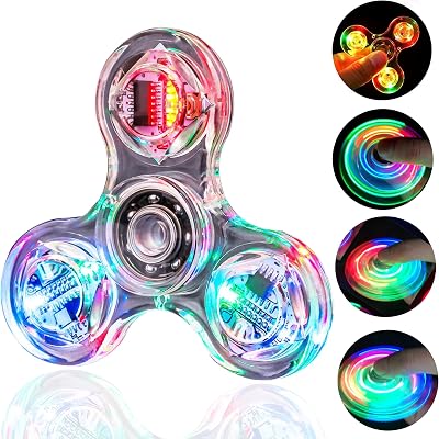 Steemjoey Crystal Led Light Fidget Toy Stress Relief Anti-Anxiety Gift