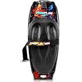SereneLife Water Sport Kneeboard with Hook for Kids &amp; Adults, Kneeboard with Strap for Boating, Waterboarding, Kneeling Boogie Boarding, Knee Surfing