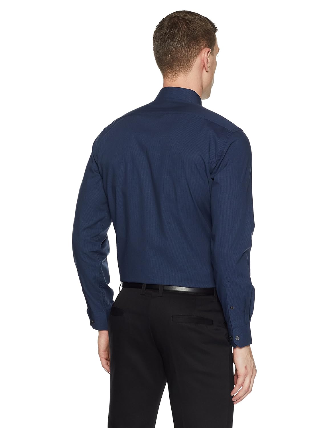 arrow men's checkered slim fit formal shirt