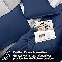 Bare Home Comforter Set - Ultra-Soft - Goose Down