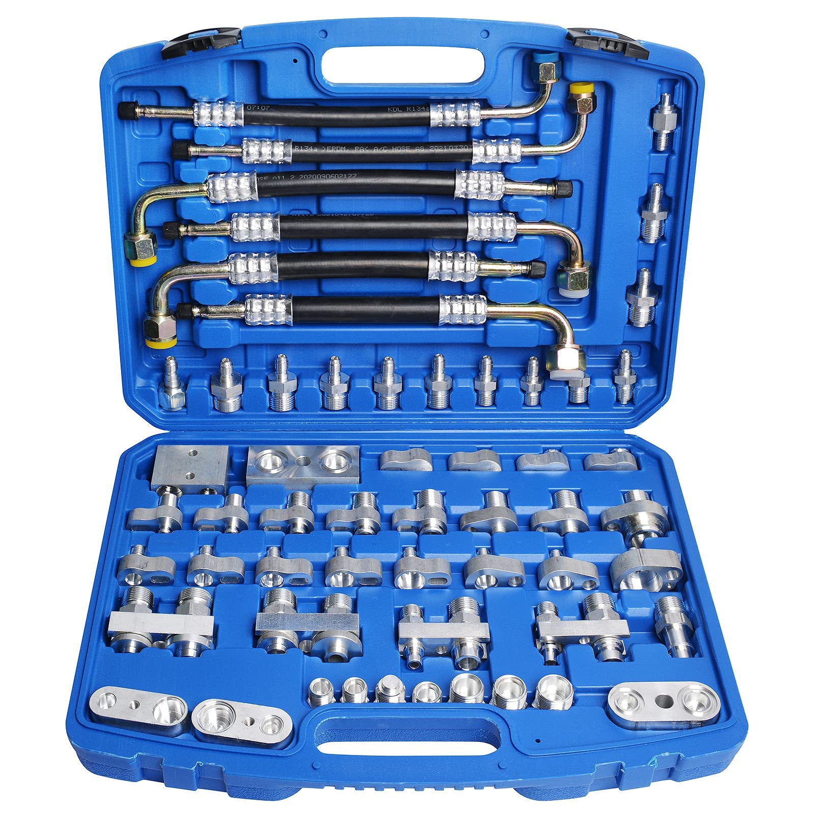 Photo 1 of YFIXTOOL 56PCS Automotive Air Conditioner Leak Test Kit, Air Conditioning Leak Detector, A/C Compressor Detection Repair Tool Kit