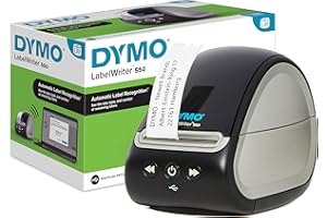 Dymo LabelWriter 550 Label Printer | labelmaker with Direct Thermal Printing | Automatic Label Recognition | Prints Address Labels, Shipping Labels, Barcode Labels and More | EU Plug