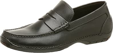 Rockport Men's Isaac Slip On Loafer, Black, 6.5 Wide