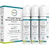 Minoxidil for Men Foam 5% - Unscented 6 Month Supply - Helps Restore Vertex Hair Loss 
Thinning - 5% Minoxidil Foam For Men 
