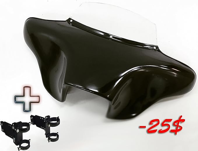 Batwing fairing for Honda VTX 1800 ABS plastic+Memphis Shades Automotive