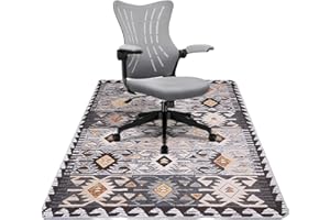 ORKBE Chair Mat for Hardwood Floor, 48" X 60" Office Chair Mat for Hardwood Floor/Tile Floor, Easy Clean Desk Chair Mat for Hardwood, Floor Protector for Rolling Chair, Computer Chair Mat (Grey Style)