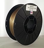 Argos 1.75mm PLA (Gold) MADE IN THE USA: 3D Printer Filament - 1kg (2.2lbs) Spool- Dimensional Accuracy: +/- 0.05mm