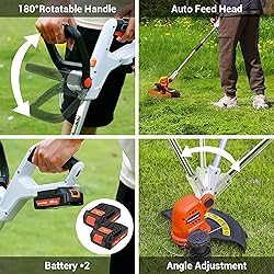PAXCESS SF8A220 20 Volt 12 Inch Cordless String