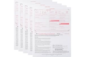 DUTYMARK W3 Transmittal Tax Forms 2023, Summary Laser Forms for Transmittal of Wage and Tax Statements, IRS Approved ~Pack of 25