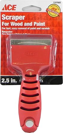 Racloir A Vernis Et Peinture A Bois Ace Pour Retirer Rapidement 6 5cm Amazon Fr Cuisine Maison