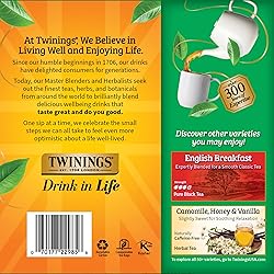 Twinings Irish Breakfast Black Tea Individually