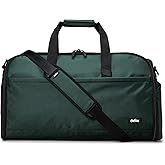 Halfday Convertible 2-in-1 Premium Garment Duffel Weekender Bag 45L | Wrinkle-Free Travel, Hanging Suit Compartment, Shoe Pockets, Trolley Sleeve. Balistic Nylon Carry-On, Palm