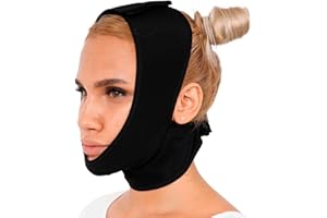 INVERA Chin Compression Garment After Liposuction Surgery, Neck Cover Strap Bandage
