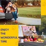 Nobleza 4 in 1 Dog Car Seat Cover Waterproof Scratch-Proof 147x145cm Black view 7