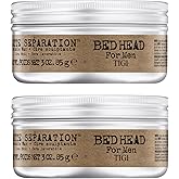 TIGI Bed Head for Men Matte Separation Workable Wax - Use for Strong Hold - For Men
s Hairstyles - Use on Damp or Dry Hair - 