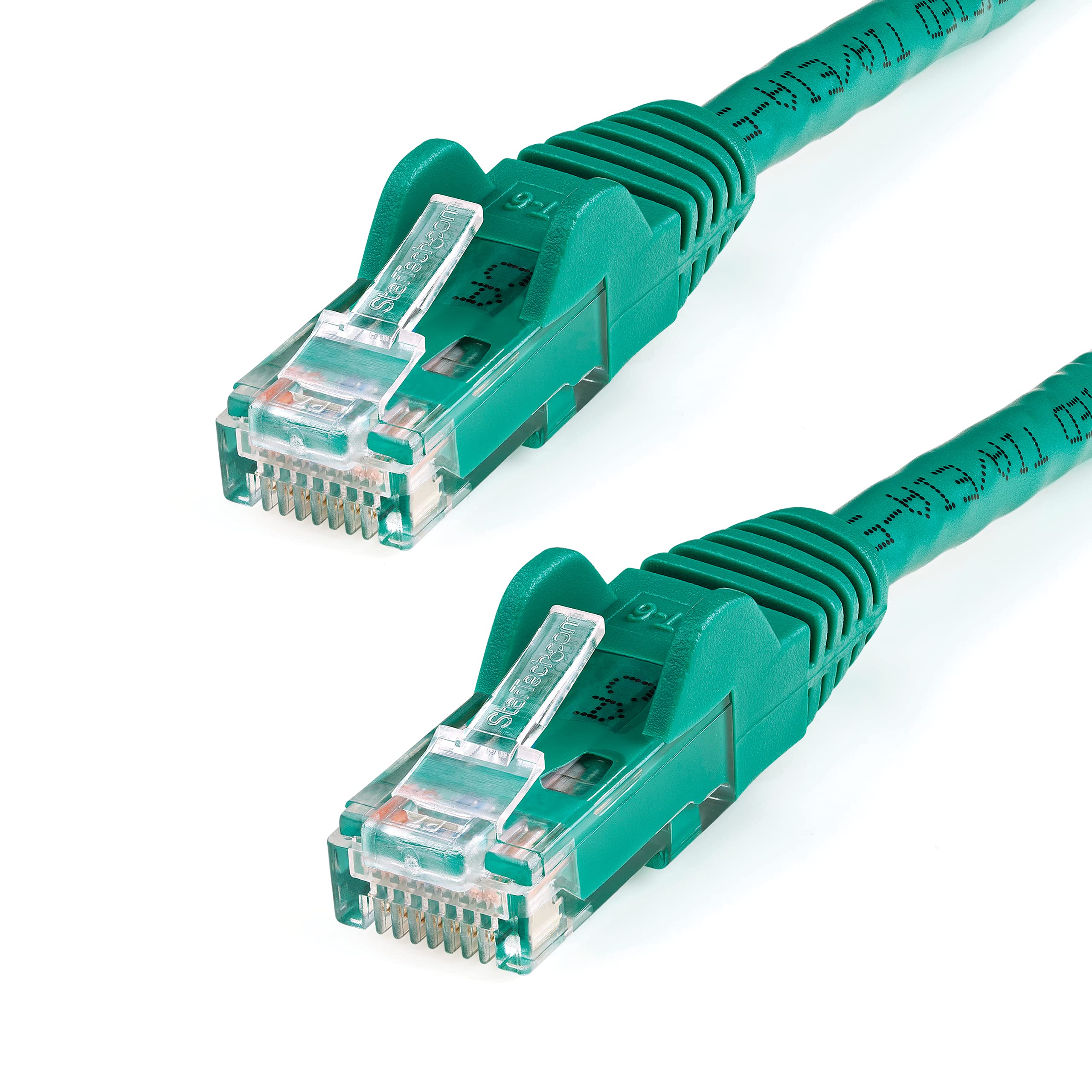 StarTech.com 2m CAT6 Ethernet Cable - Green CAT 6 Gigabit Ethernet Wire -650MHz 100W PoE++ RJ45 UTP Category 6 Network/Patch Cord Snagless w/Strain Relief Fluke Tested UL/TIA Certified (N6PATC2MGN)