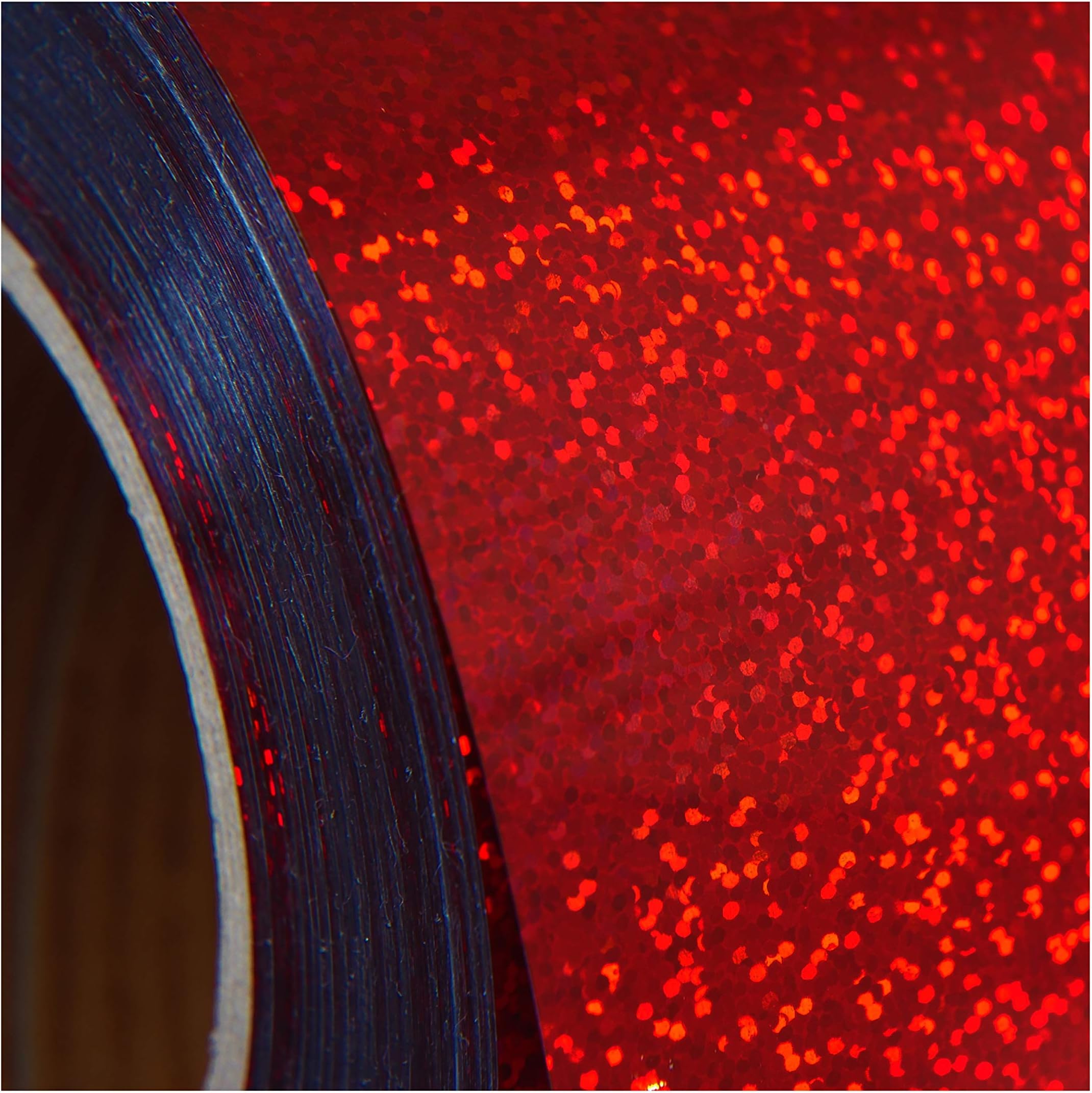 Threadart Holographic Red 20" Heat Transfer Vinyl Film | Sold by the Yard | Compatible with Cricut Explore, Cricut Maker, Silhouette Cameo and all other Vinyl Cutters