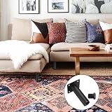Fulushouxi 4 Pcs Adjustable 15cm Furniture Legs Metal Sofa Feet view 6