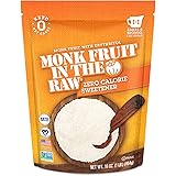 MONK FRUIT IN THE RAW, Natural Monk Fruit Sweetener w/ Erythritol, Sugar-Free Keto, Gluten Free, Zero Calorie, Low Carb, Vega