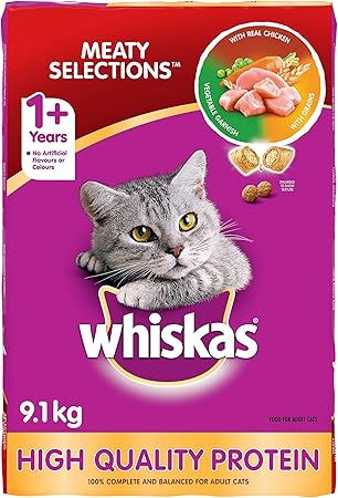 whiskas high protein cat food