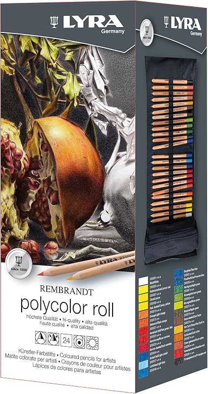 Rembrandt Polycolor Lápices Estuche Colores Surtidos 24uds