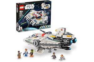 LEGO Star Wars Ahsoka Ghost and Phantom II Spaceship Toy - Star Wars Building Toys Set for Kids, Boys & Girls, Ages 10+ - Gifts for Birthdays - 5 Minifigures - 75357