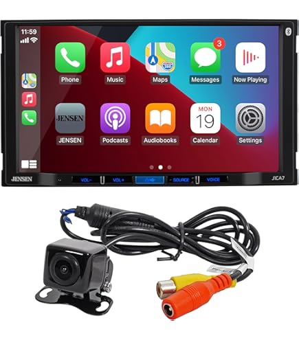 Amazon.com: Jensen CAR723W 7-inch Certified Apple CarPlay Android