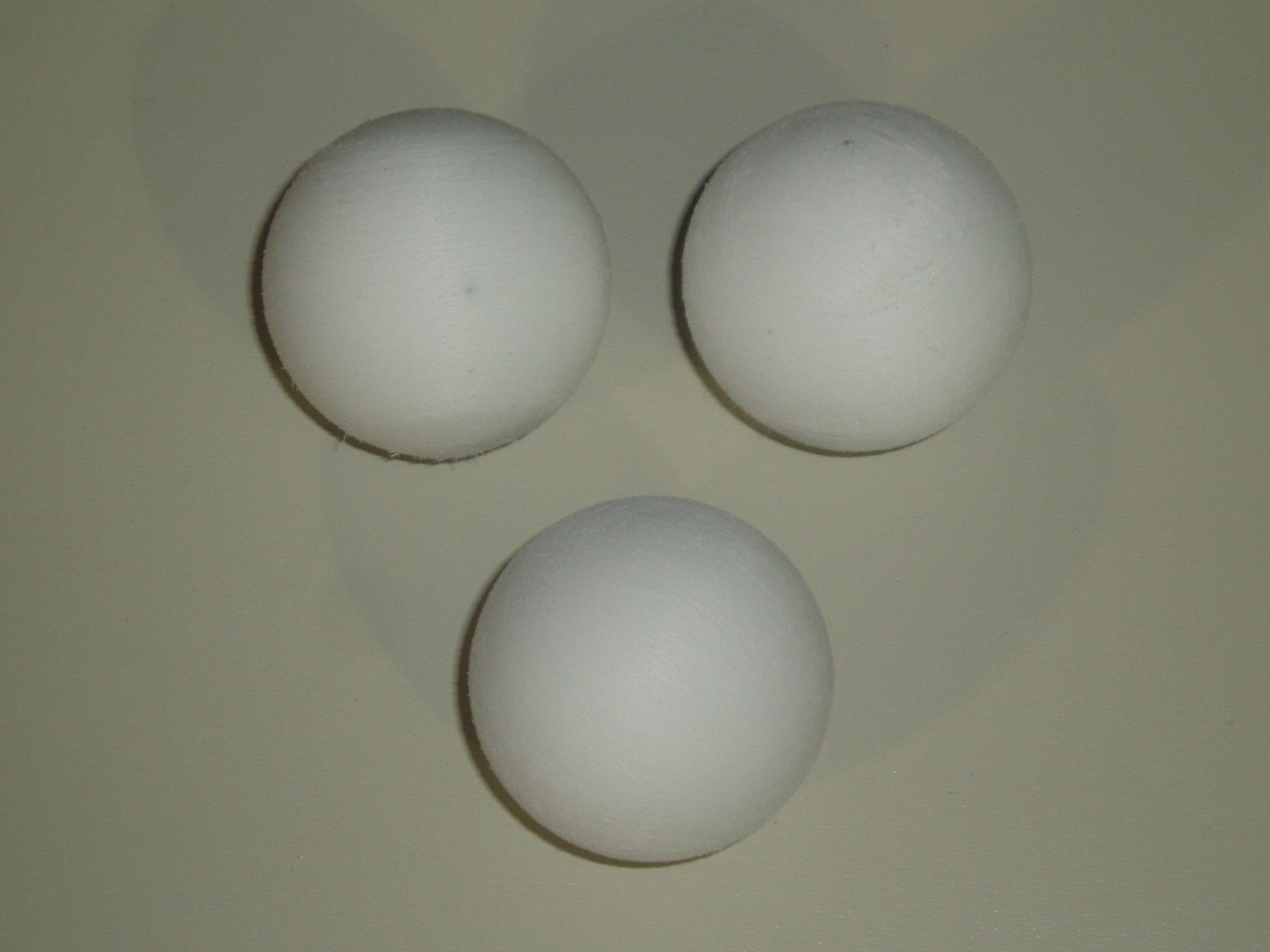 FOOTBALL TABLE BALLS 3 x 36 mm SCUFFED WHITE BALLS **