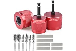 IMeanTop 1/2" & 3/4" & 1" Metal Copper Pipe Cleaner for Drill, with 1/4" Hex Shank & 6 Brush Blades & 6 Pipe Cleaning Brushes, Plumbing Tools for Cleaning, Polishing & Removing Rust