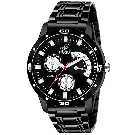 Analogue Black Dial Mens Watch