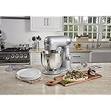 Cuisinart Stand Mixer, 12 Speeds, 5.5-Quart Mixing Bowl, Chef's Whisk, Flat Mixing Paddle, Dough Hook, and Splash Guard with 