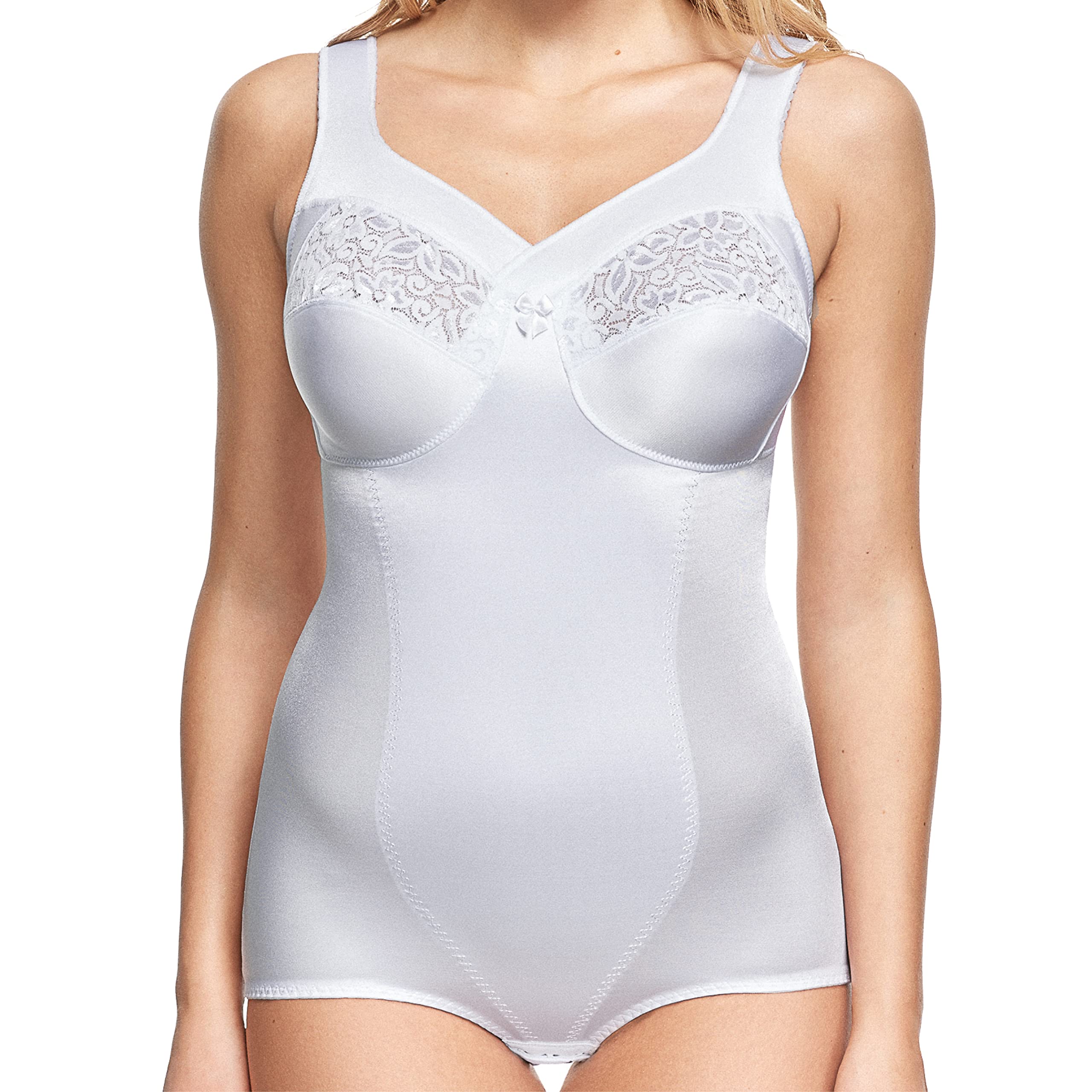 Susa Women's Corselette with Shape-Effect Body - White - Not Applicable
