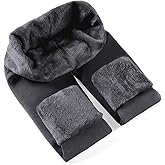 ZLLW Winter Warm Fleece Lined Leggings for Women,High Waisted Thick Thermal Velvet Tights