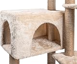 HOMIDEC Cat Tree 145cm Multi-Level Scratching Post Sisal Wrapped Posts view 7