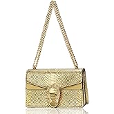 suwluaoyi Women's Crossbody Shoulder Bag Snake Print Satchel Purse Leather Chain Clutch Evening Handbag