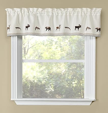 Renaissance Home Fashion Embroidered, 58 X 12 | Valance, Lodge