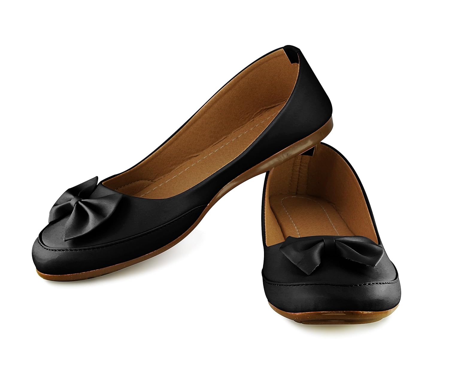 a&s women's multicolour synthetic ballerinas