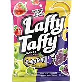 Laffy Taffy Assorted, Mini Bars, Stand Up Bag, Chewy Candy in a Variety of Fruity Flavors, 3.5 oz